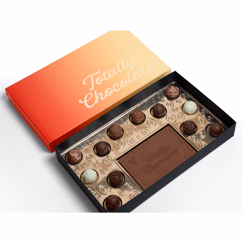 Deluxe Truffle Gift Box with Gourmet Lindt Truffles and Luxury Custom Packaging