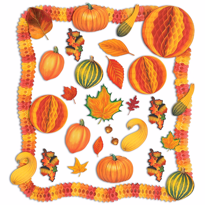 Fall Decorating Kit with Garland