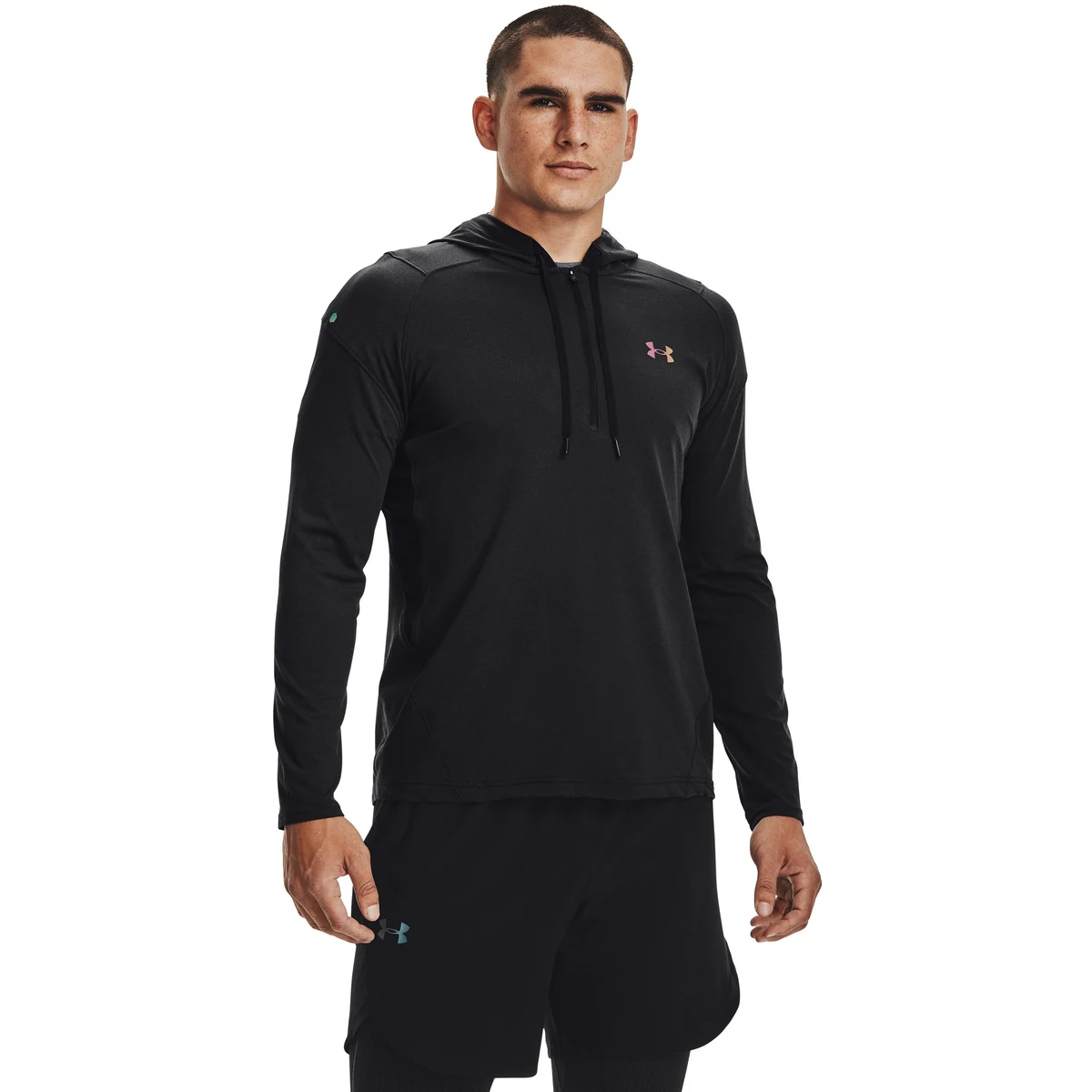Men's UA RUSH Zip Hoodie, custom hoodie or sweatshirt with logo imprint 1