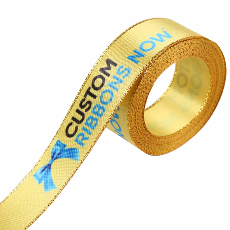Metallic Edge Satin Ribbon
