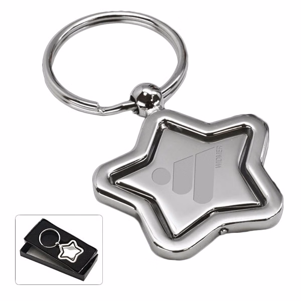 Vanderbilt Revolving Star Key Tag