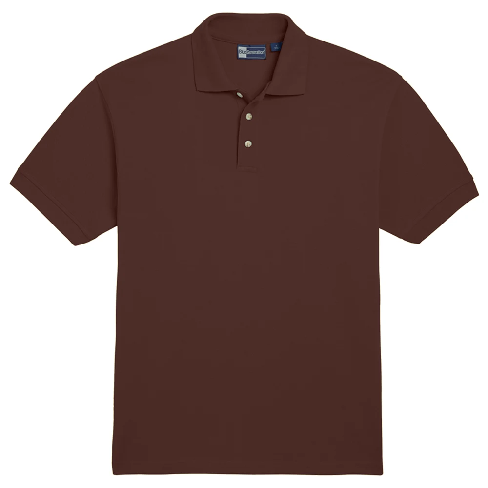 Men's Premium Egyptian Cotton Pique Polo Shirt 1