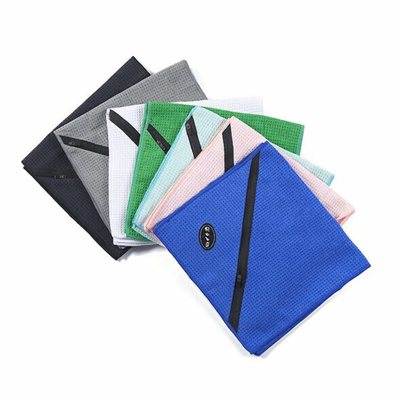 Sports Towel w/Zipper Pocket