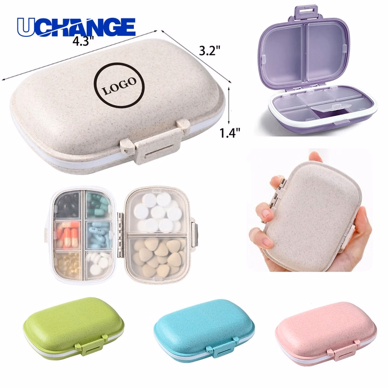 Health Hygienic 8-Cell Sealed Medicine Box Organizer