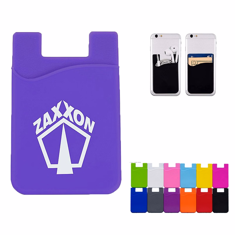 Silicone Cell Phone Credit Card Wallet