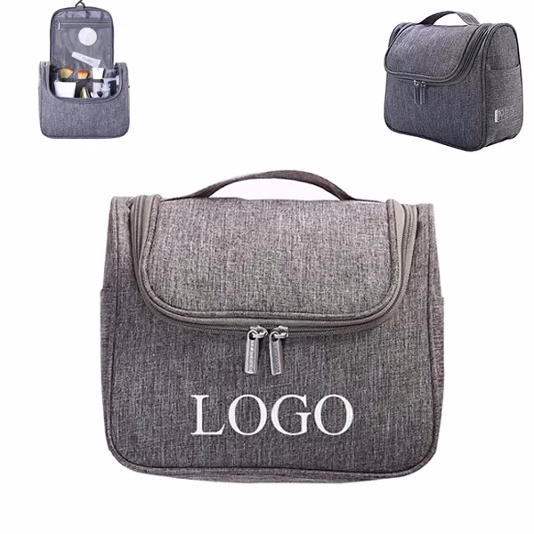 Logo heathered hanging Toiletry Bag