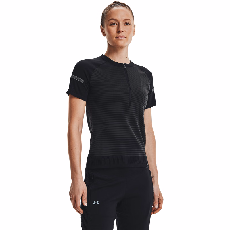 UA IntelliKnit Women's Zip Short Sleeve