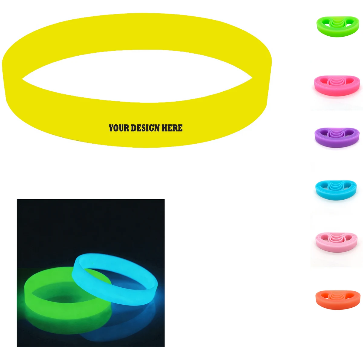 Luminous Glow Silicone Bands 1