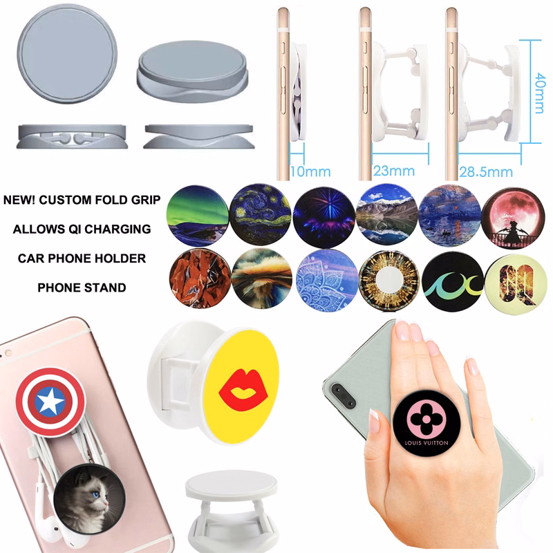 Lincoln Legs Round Phone Stand And Grip Holder