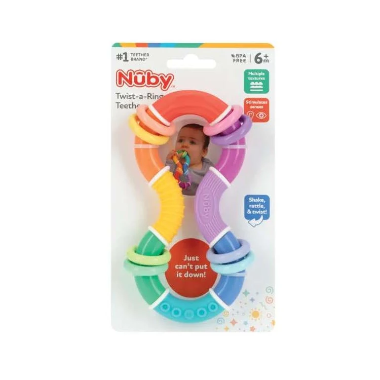 Twista Rattle Teethers with Rings 1