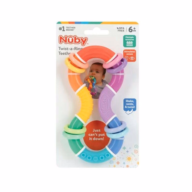 Twista Rattle Teethers with Rings