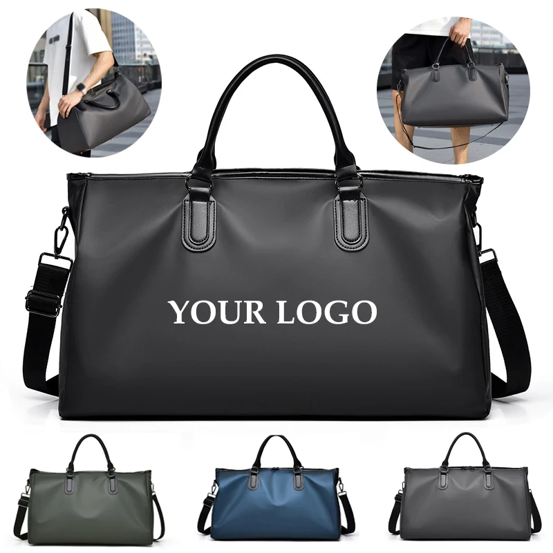 Pu Leather Waterproof Travel Bag For Men 1