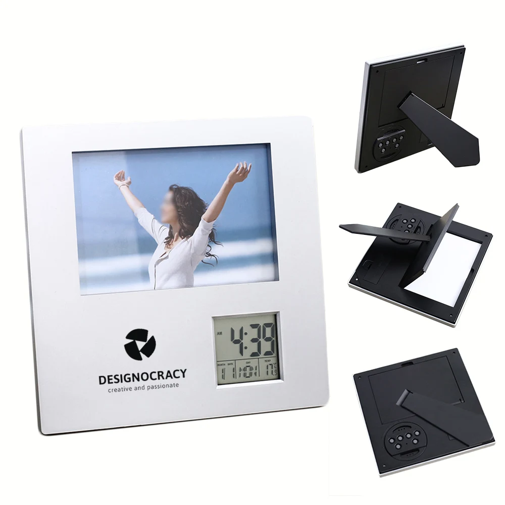 Multi-Functional Photo Frame Clock with Temperature 1