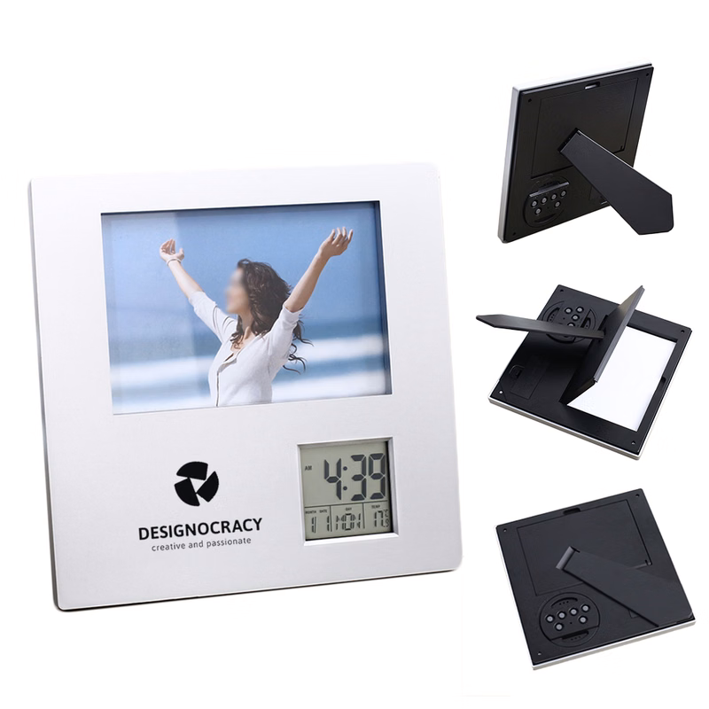 Multi-Functional Photo Frame Clock with Temperature