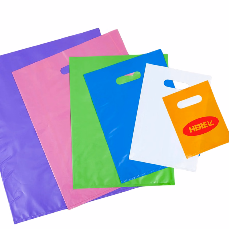 Plastic Die Cut Bag Rush Service