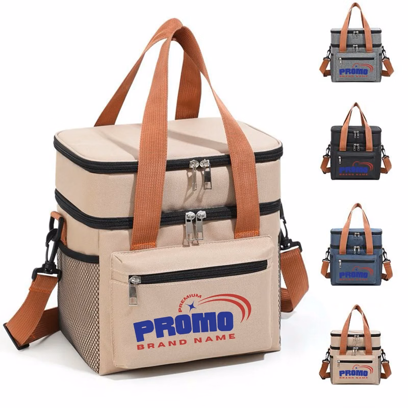 12L Double Insulated Lunch Bag Cooler Picnic Box