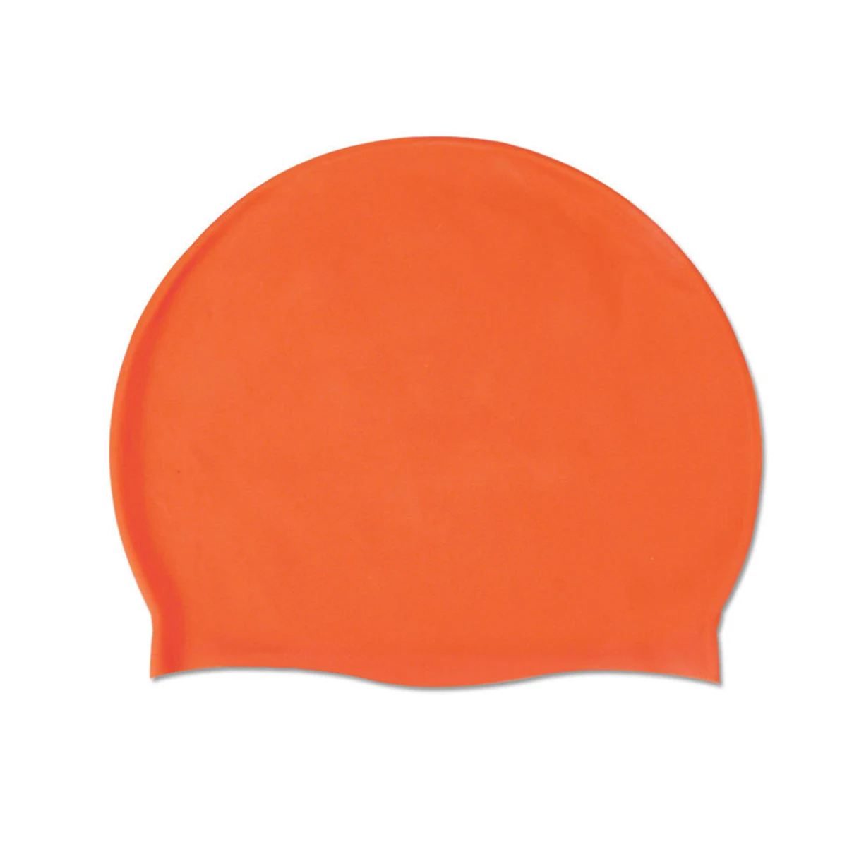 Silicone Swim Cap Unisex Adult 9.3" x 7.9" 1