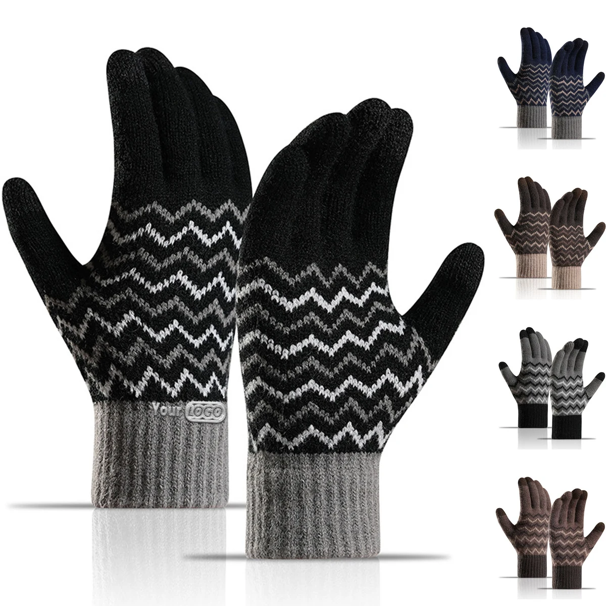 Men's Fleece-Lined Winter Gloves 1