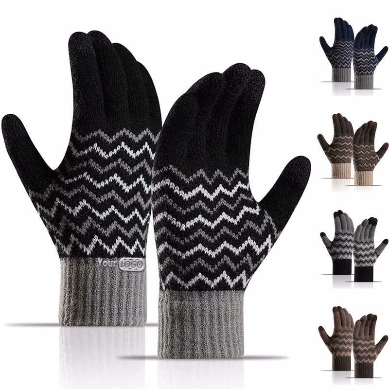 Men's Fleece-Lined Winter Gloves