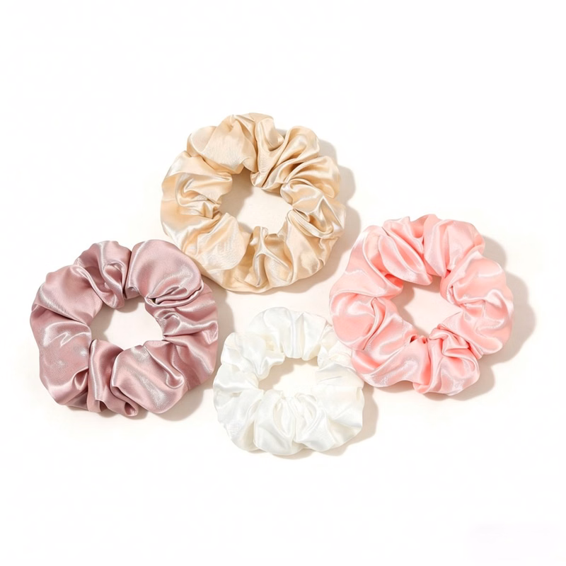 4" Sublimation Full Color Satin Scrunchie