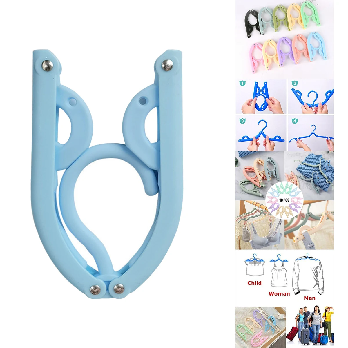 Plastic Travel Hanger 1