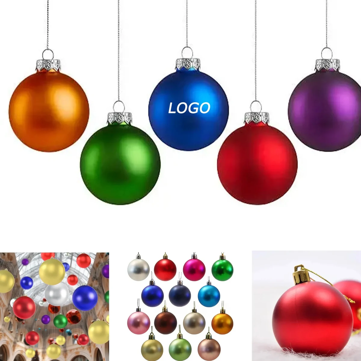 Matte Home Christmas Pendant New Year Party Decoration Gifts 1