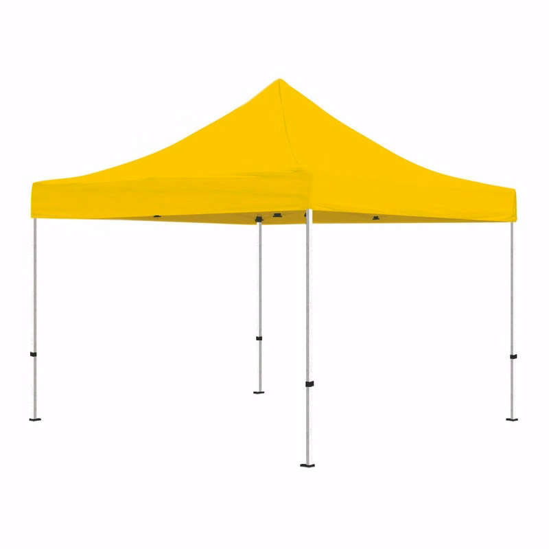 Square Pop Up Tent Unimprinted, Yellow Tent,10' x10'