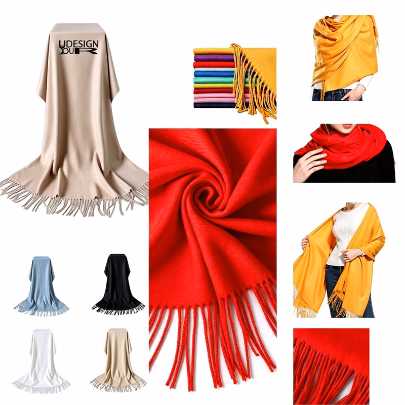 Faux Cashmere Extra Long Warm Scarf