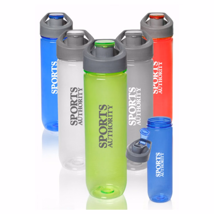 28 oz. Clear Plastic Sports Bottles