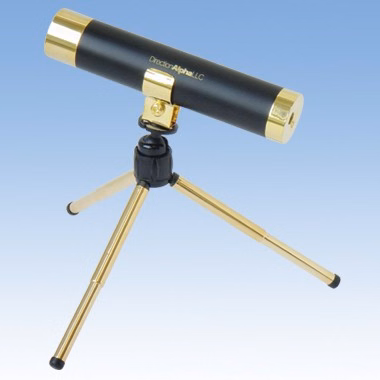 BRASS MATTE BLACK KALEIDOSCOPE W/ TRIPOD