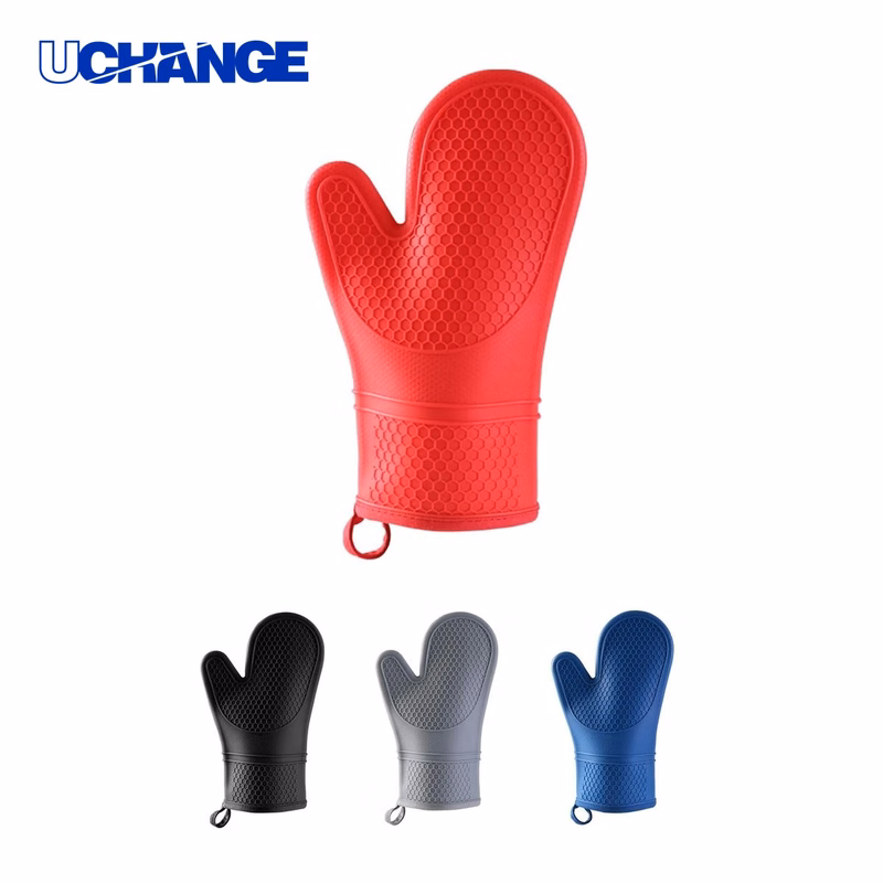 Heat Resistant Non Slip Oven Gloves for Baking