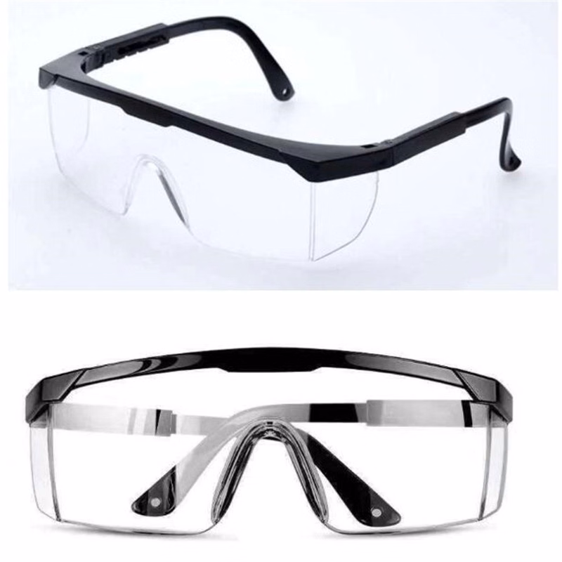 Use for prevent wind and sand, spray and dust Black Protective Goggles