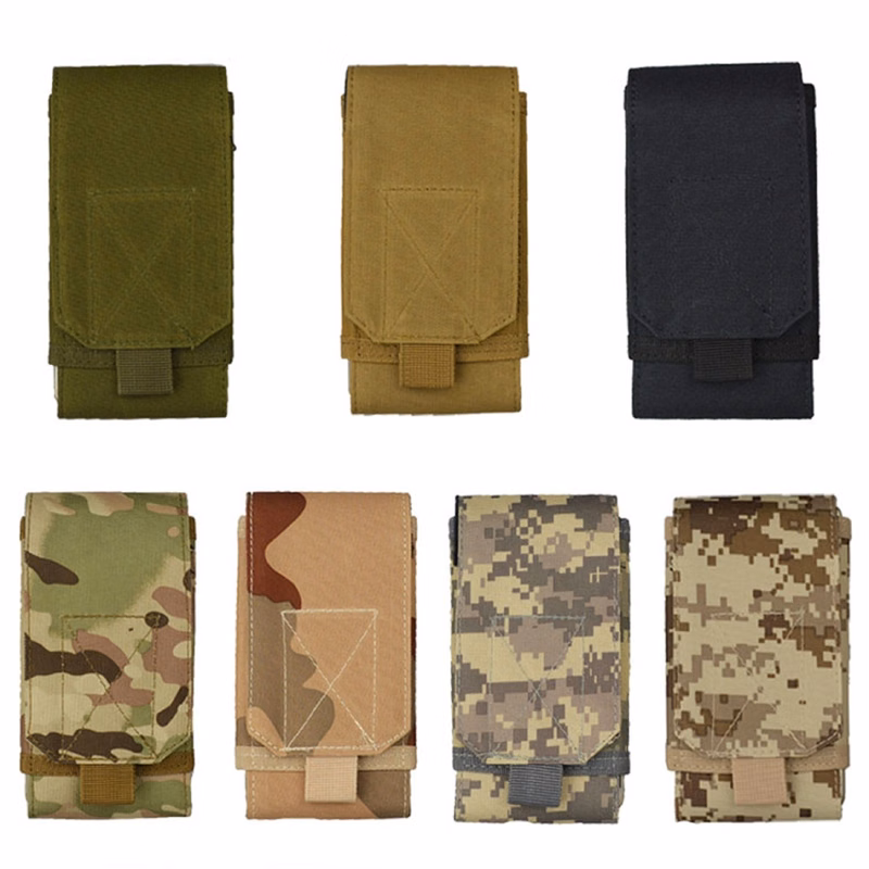 6" Oxford Cloth Tactical Phone Bag For Men