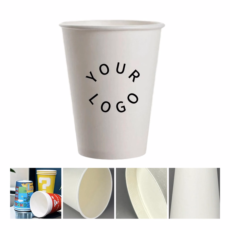 Leak-Proof 12 oz Paper Cups