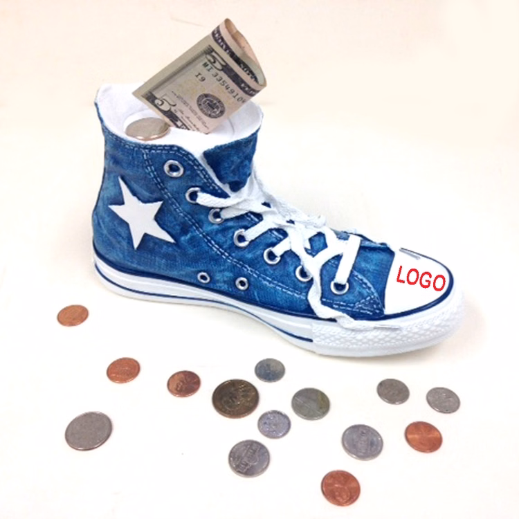 9.5" BLUE DENIM CANVAS SNEAKER MEDIUM BANK