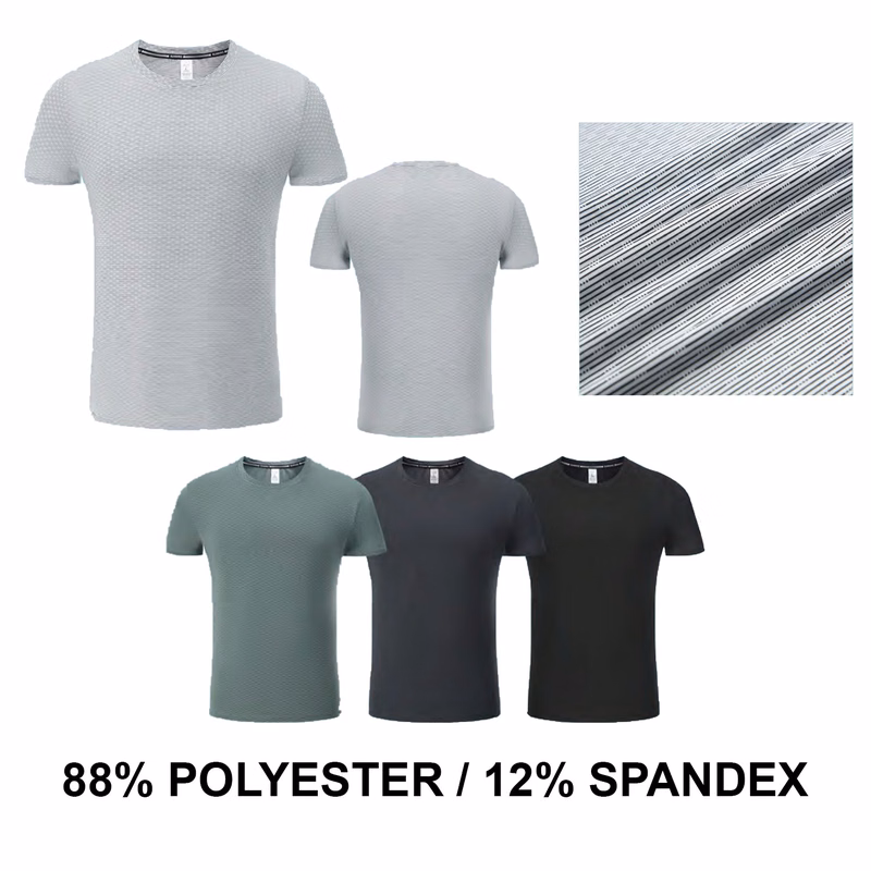 Men's Running Short Sleeve T-Shirt - Stock Style 27