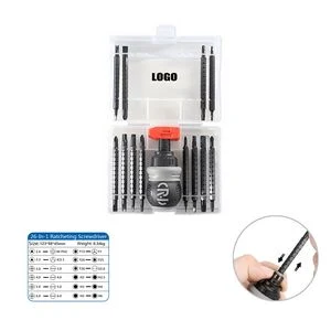 26-in-1 Multifunction Ratcheting Screwdriver Set With Ergonomic Grip 1