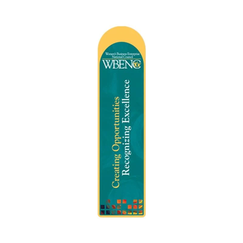 Bookmark - 2"X8" Round Top Custom Printed Bookmarks 1