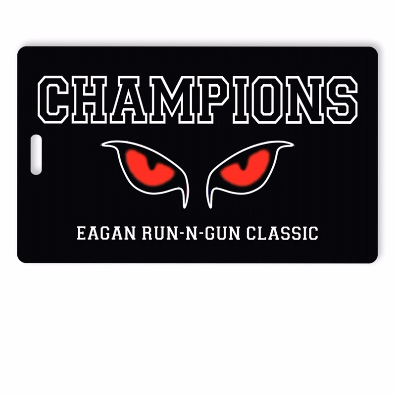 Luggage Tag Paneled Back For Writing, Large