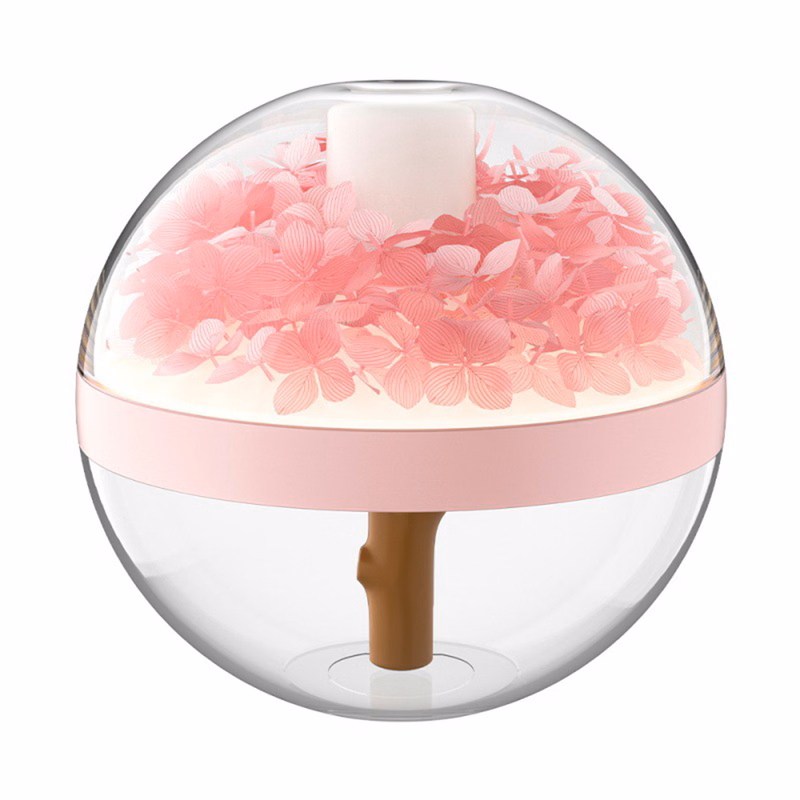 Rechargeable Preserved Flower Humidifier w/ Night Light