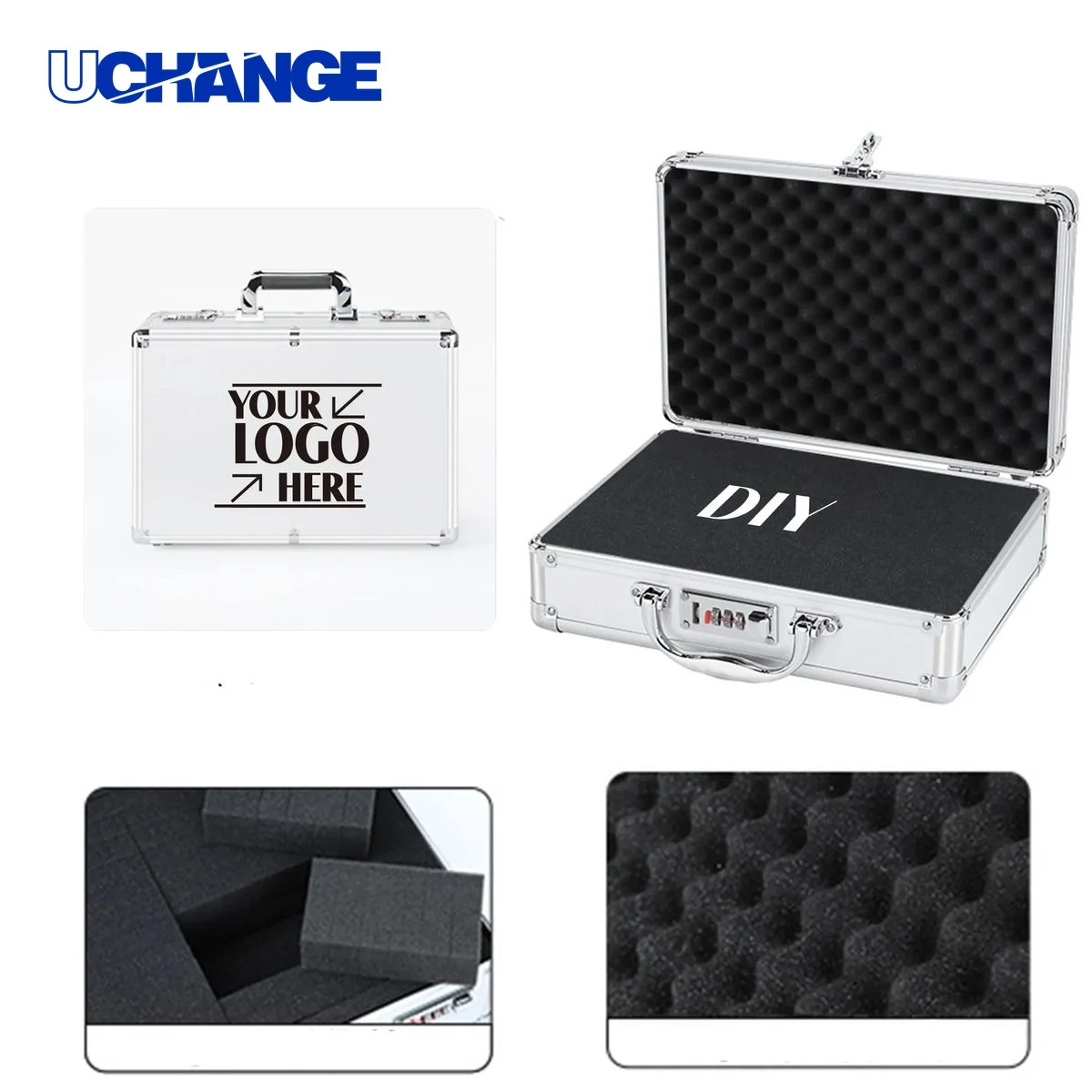 Small Aluminum Alloy Frame Combination Toolbox for Storage 1