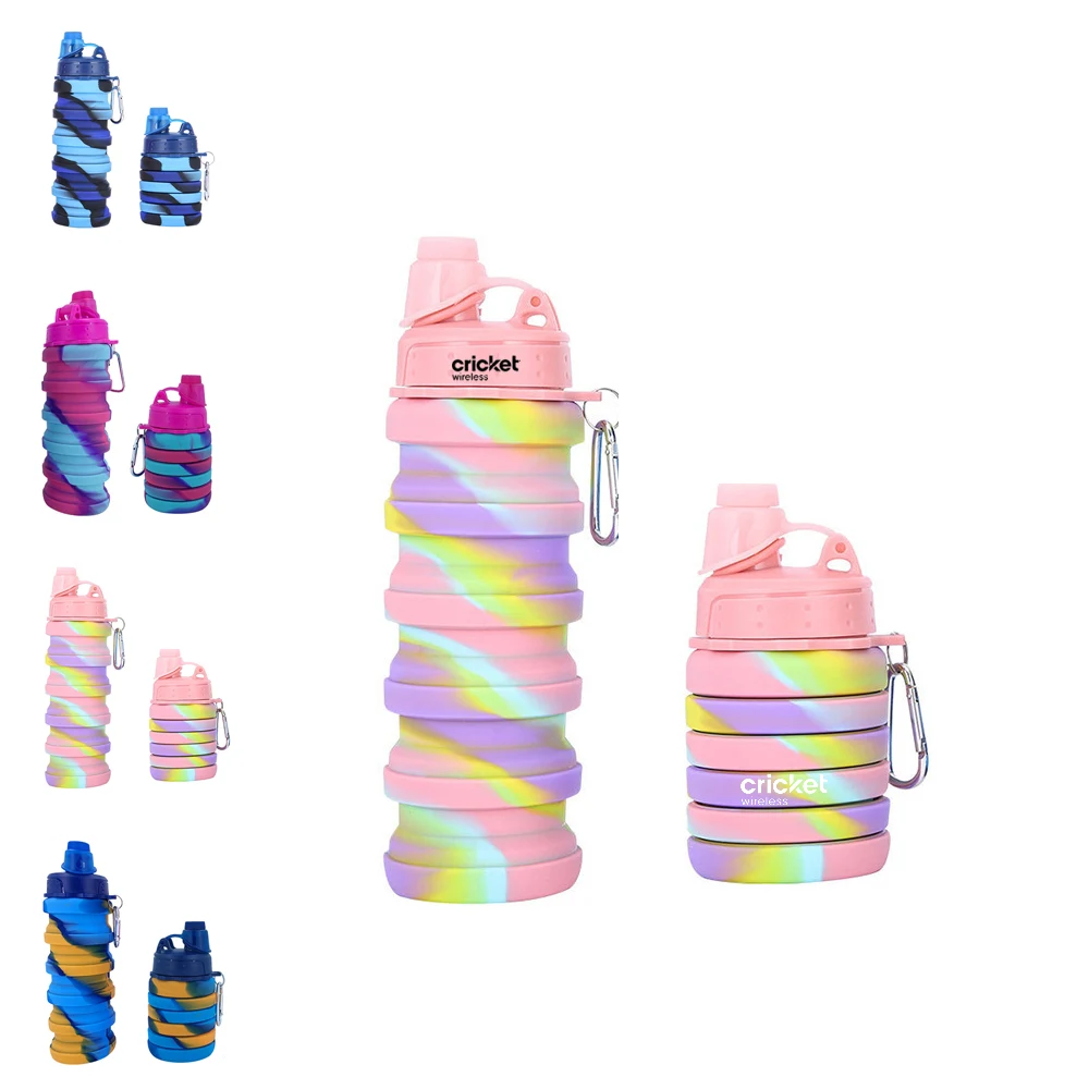 17oz Colorful Silicone Water Cup 1