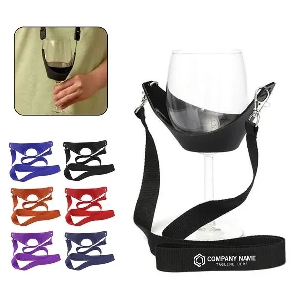 Lanyard with Wine Holder Strap 1