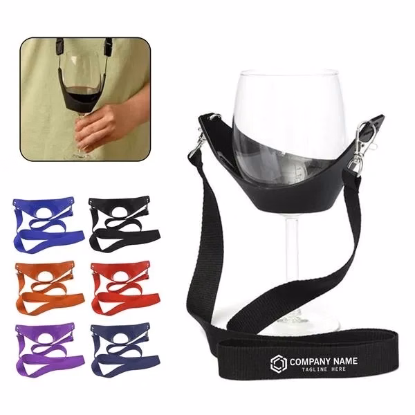 Lanyard with Wine Holder Strap