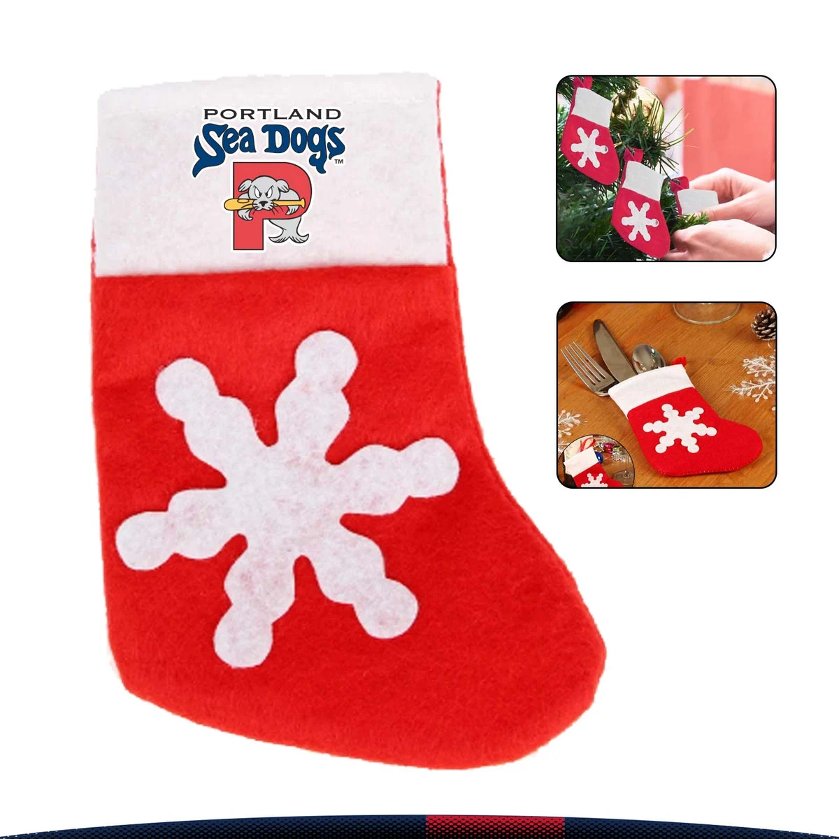 Christmas Sock Tableware Pouch 1