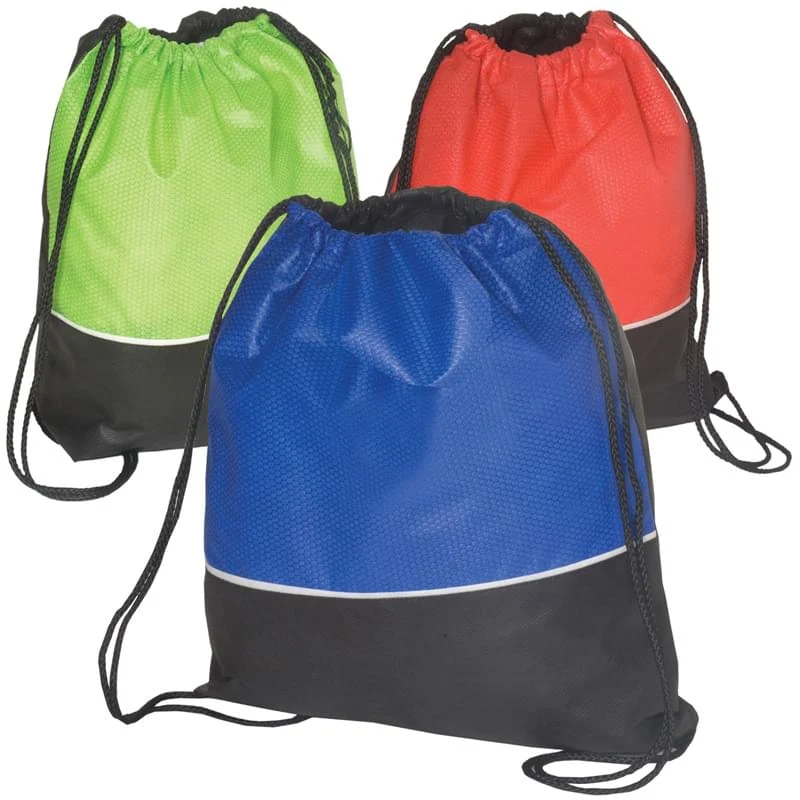 Non-Woven Textured String Backpack 1