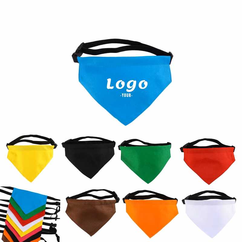 MOQ 20 PCS Adjustable Triangular Pet Bandana