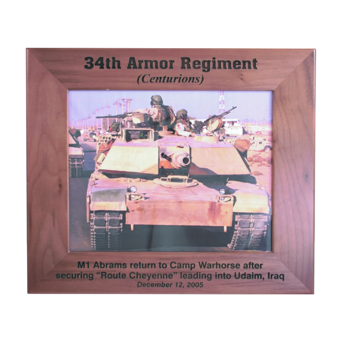 8" x 10" Genuine Walnut Picture Frame 1