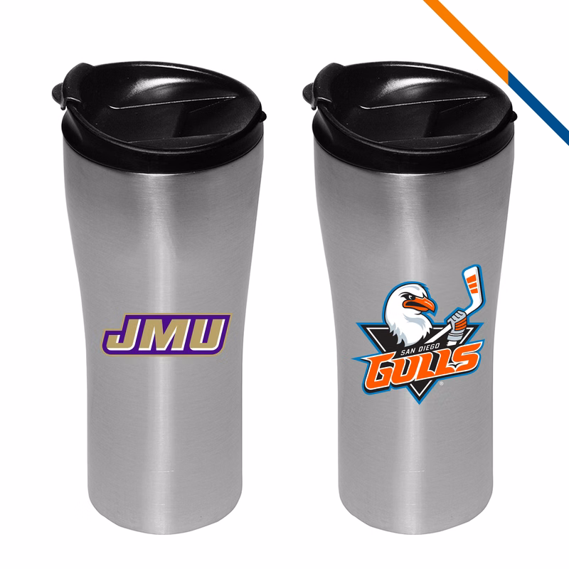 Racing Stainless Steel Travel Tumbler - 16 OZ.
