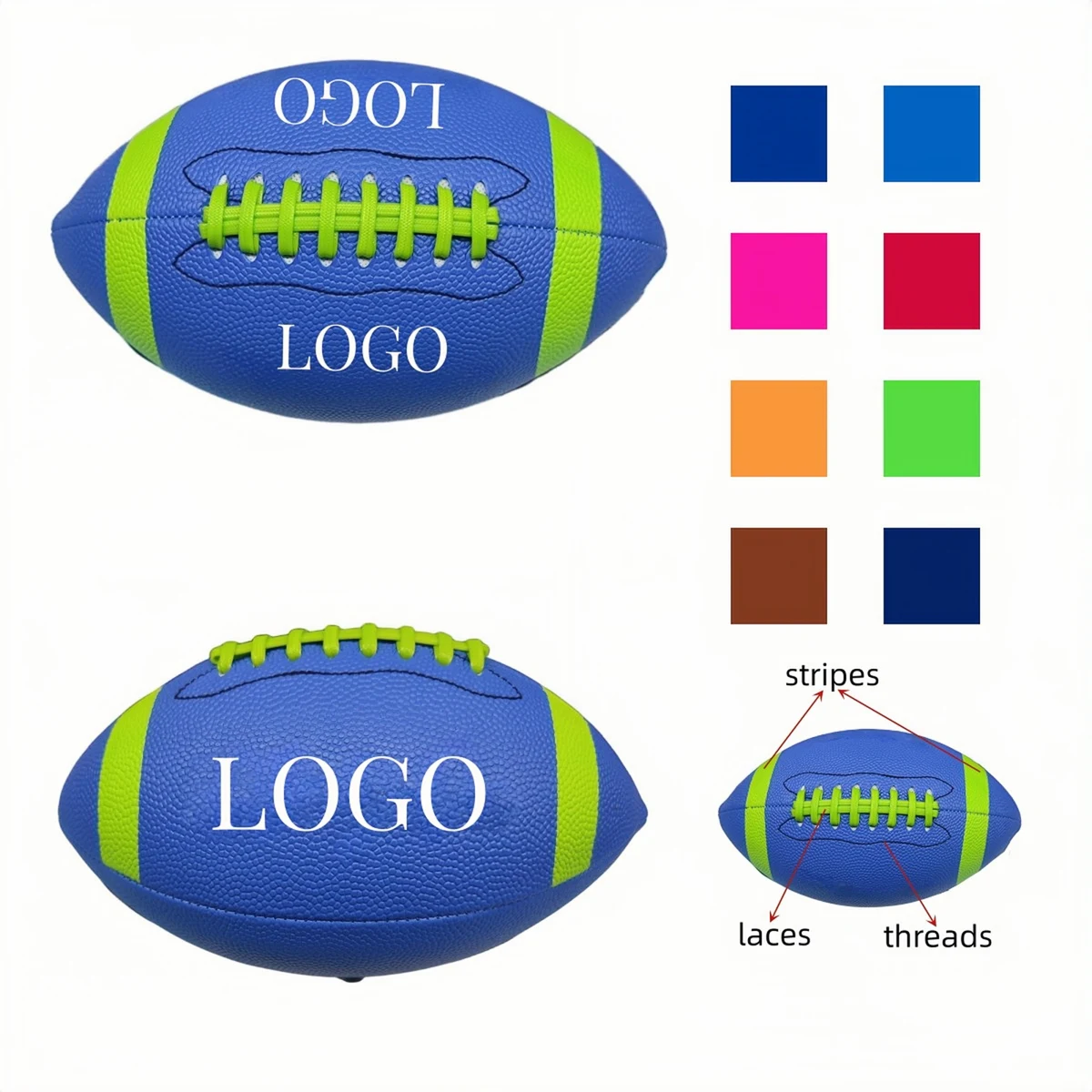 Adult Standard Match American Football Rugby Ball 1